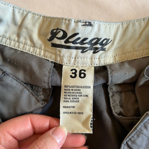 Plugg Men’s Cargo Shorts Size 38 Outdoor 11 Inseam Hiking Camping Fishing Tag 36 - Picture 10 of 15